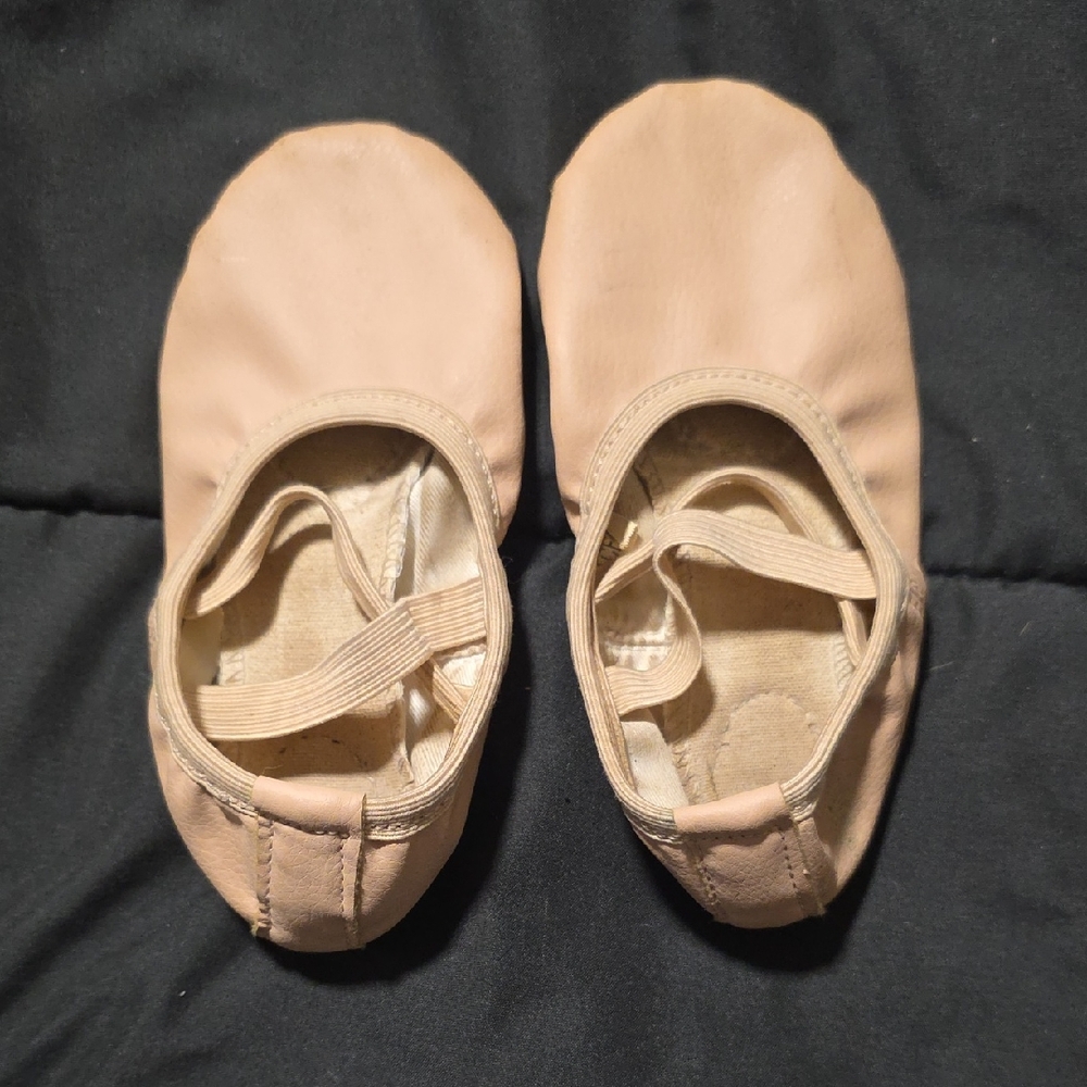 Children's Tan Ballet Slippers